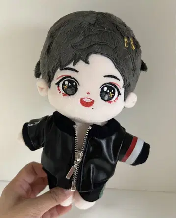 생일 세일 20cm 샤오잔 봉제 인형 + 가죽 자켓 의류 0806 4