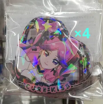 키라킷란란 페스타 한정 큐어 키스 하트 캔뱃지 4개 세트