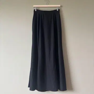 린넨 스커트 블랙