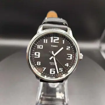 TIMEX 인디고 라이트 쿼츠 손목시계 블랙 작동품