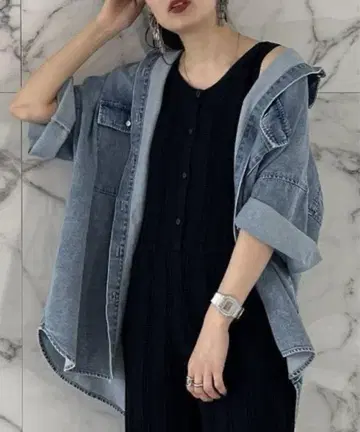 [JEANASIS] 모듬 데님 BIG 셔츠 SS