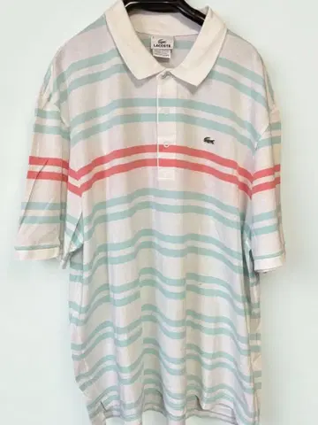 Lacoste 스트라이프 피케 셔츠 반팔 9호