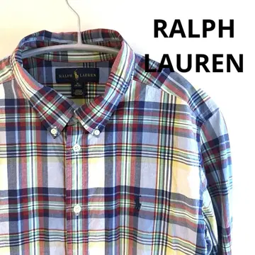 RALPH LAUREN 긴팔 셔츠 체크 XL 18-20 랄프 로렌