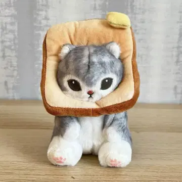 [새상품급] mofusand 빵냥 봉제 인형 버터 토스트
