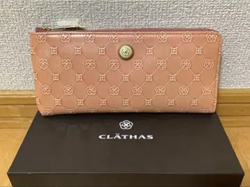 [새상품] CLATHAS 클레이사스 장지갑 L자 지퍼 프리지아