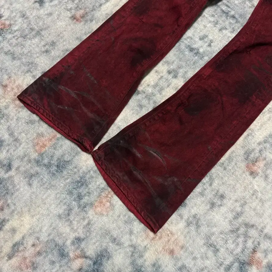 Fuga 00s archive red coating flare denim on Bunjang Global Site.