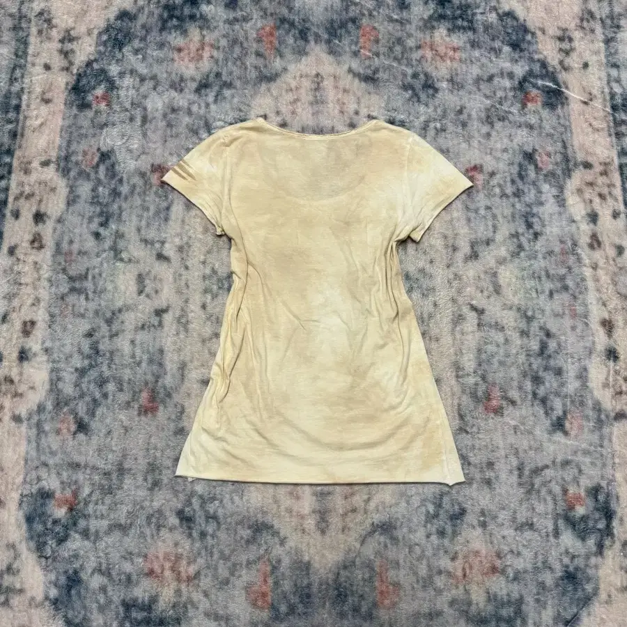 vintage goa paisley tie dye design tee