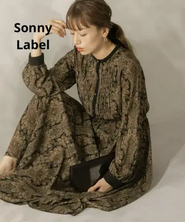 Sonny Label 다마스크 프린트 원피스