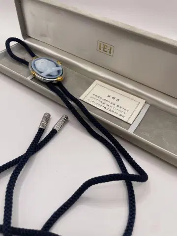 인증서 포함 IEI SV925 올빼미 카메오 네이비 루프 타이
