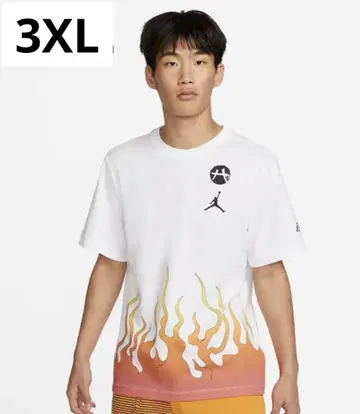 Jordan 프레임 프린트 하치무라 루이 티셔츠 3XL
