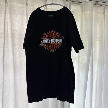 USA 00s 할리데이비슨 HARLEY 로고 티셔츠 블랙 M