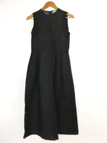 HOLIDAY LINEN LONG DRESS 블랙