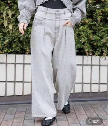 niko and - [NKJ2025SS]SWITCH WIDE DENIM