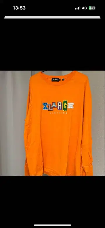 XLARGE 컬러풀 로고 티셔츠 XL