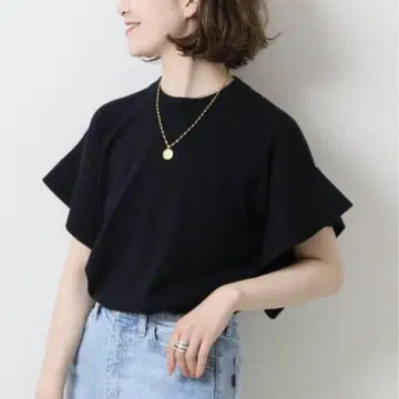 Spick & span COOL 플레어 프렌치 슬리브 풀오버