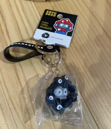 간사이 엑스포 회장 한정판 블랙 먝먝 코스프레 키링 한교동