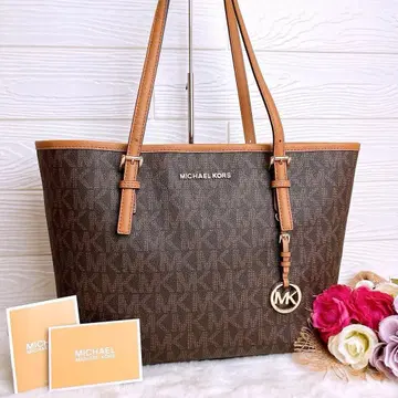 미사용급 MICHAEL KORS 마이클코어스 토트백 브라운 대용량
