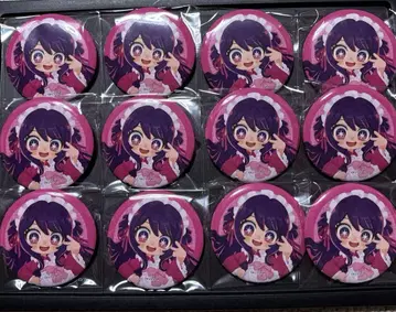 최애의 아이 NATSLIVE CAFE 킷사 캔뱃지 아이