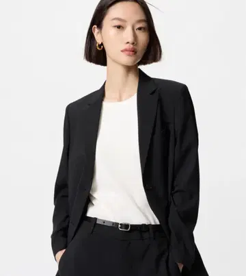 감동 자켓 릴랙스 핏 & 감동 슬림 팬츠 블랙 S