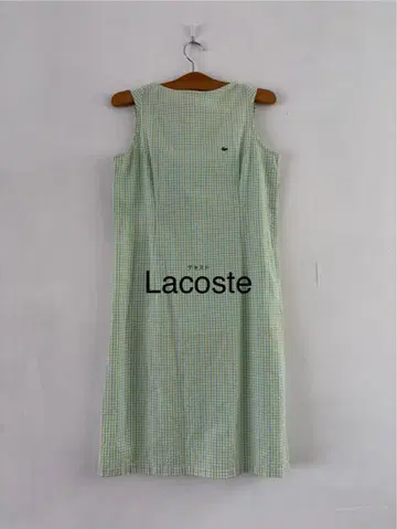 Lacoste 슬리브리스 셔츠 원피스