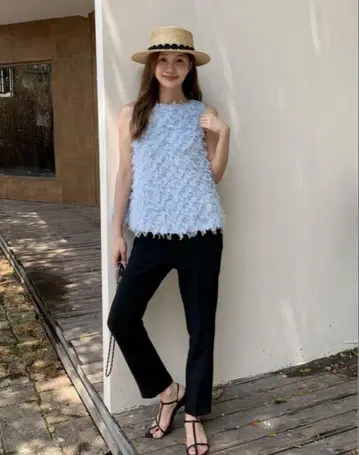 벌스데이 바쉬 MAGGY NS TOPS 스카이블루
