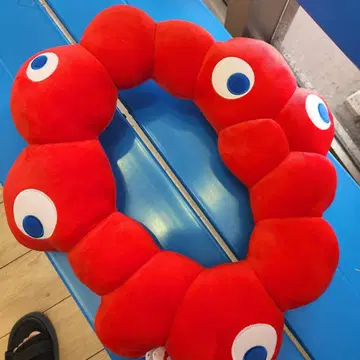 EXPO2025 먘먘 변신 쿠션 로고 마크
