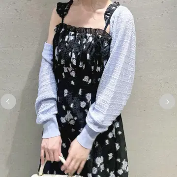백 드로스트 시어 볼레로 가디건