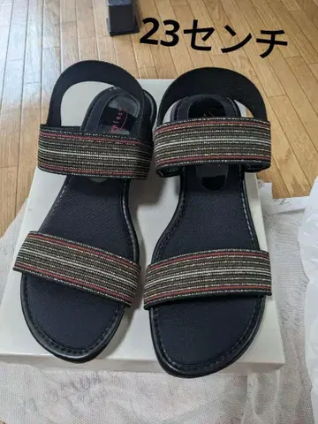 Futureplus+ 퓨처플러스 샌들 블랙 23cm M 사이즈