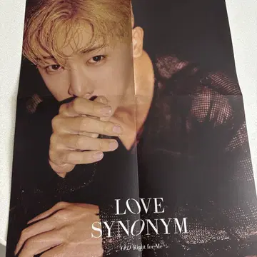 LOVE SYNONYM WONHO 포스터