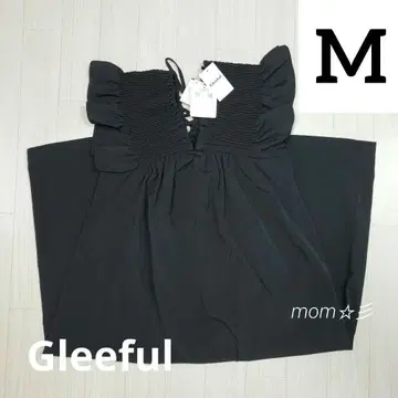 새상품 시마무라 Gleeful 2way 셔링 원피스 블랙 M