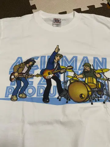 XL ACIDMAN 티셔츠 데즈카 오사무 화이트 반팔