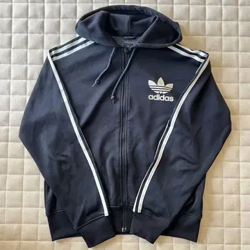 90-00년대 adidas 트랙 지퍼 후드티 저지 트레포일