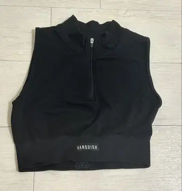 VANQUISH 블랙 탱크탑 S