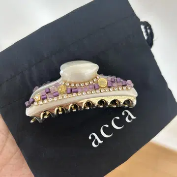 acca 장식 헤어 클립