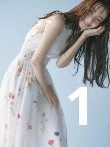 SNIDEL 백리본 쉬폰 원피스