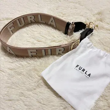 미사용품 FURLA (훌라) 핑크 숄더 스트랩