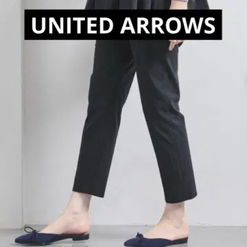 UNITED ARROWS 슬림 팬츠 L 블랙 비즈니스 새상품