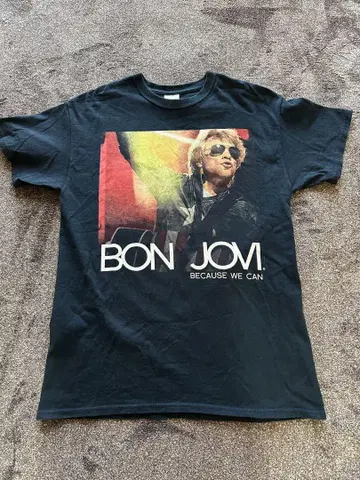 초 레어! BON JOVI 2013년 JAPAN 투어 티셔츠 L 사이즈