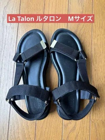 Le Talon 스포츠 샌들 블랙 M 사이즈