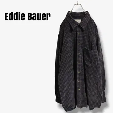 mt8425 AKA Eddie Bauer 플란넬 셔츠 체크 무늬 빅