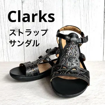 거의 새 상품 클락스 Clarks 샌들 블랙 23.0cm