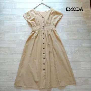 EMODA 에모다 코튼 절개 원피스 F