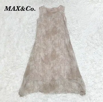 [ 새상품급 ] MAX&Co. 40 L 슬리브리스 원피스 베이지
