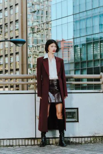 미사용 새상품 ZARA ZW 컬렉션 롱 기장 슬림 핏 코트