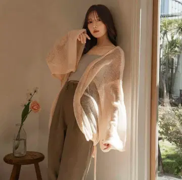 mideal drost sheer cardigan