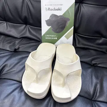 rakubaki 라쿠바키 이지 샌들 화이트 M