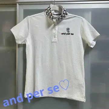 and per se 피케 셔츠 화이트