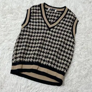 [ c5569 ] ZARA 니트 스웨터 슬리브리스 올 패턴