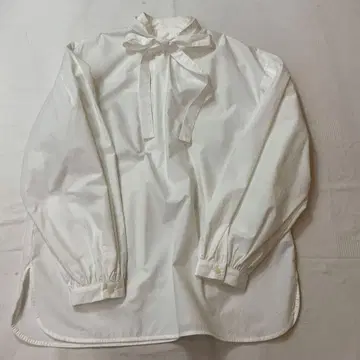 B:MING by BEAMS 빔즈 리본 타이 긴팔 블라우스 M