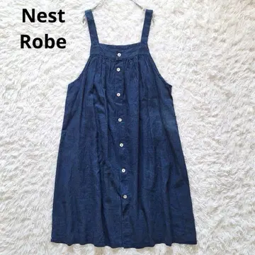Nest Robe 네스트로브 데님 오버롤 스커트 원피스 린넨
